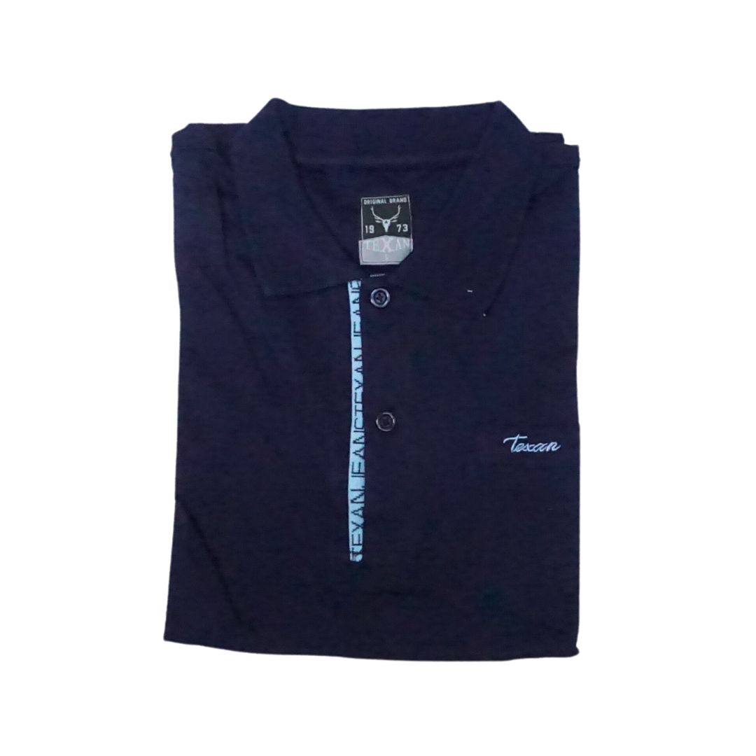 KCS Knit Collar Short-Sleeve T-Shirt [59BBL9]