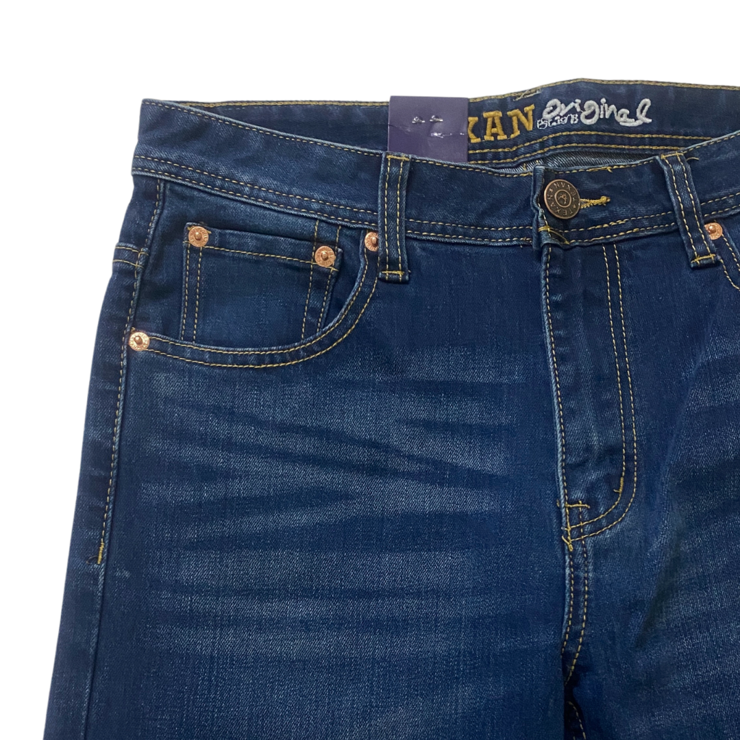 Slim Straight Denim Jeans Men - 888-30BHWBL
