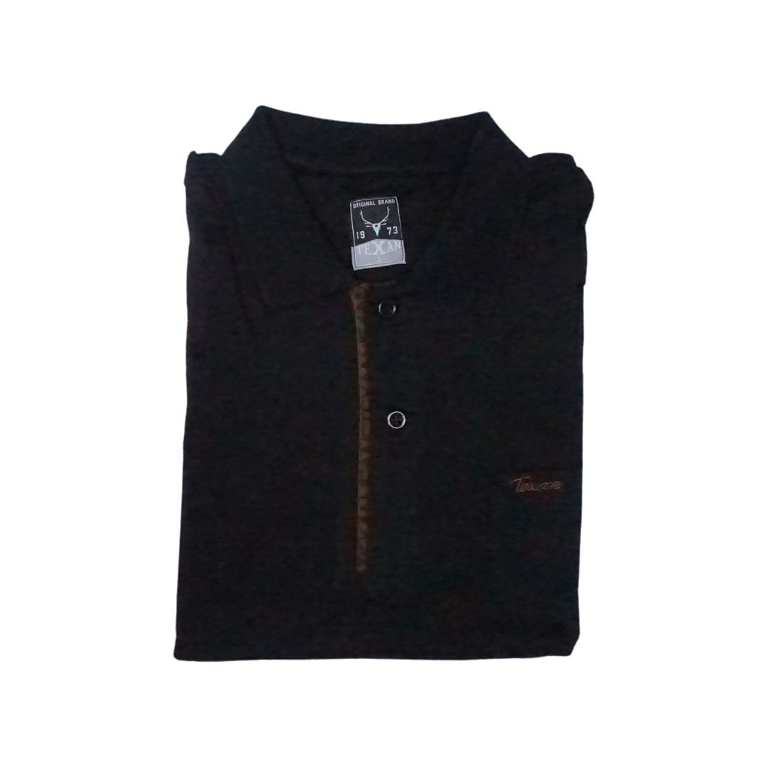 KCS Knit Collar Short-Sleeve T-Shirt [59BBLK]
