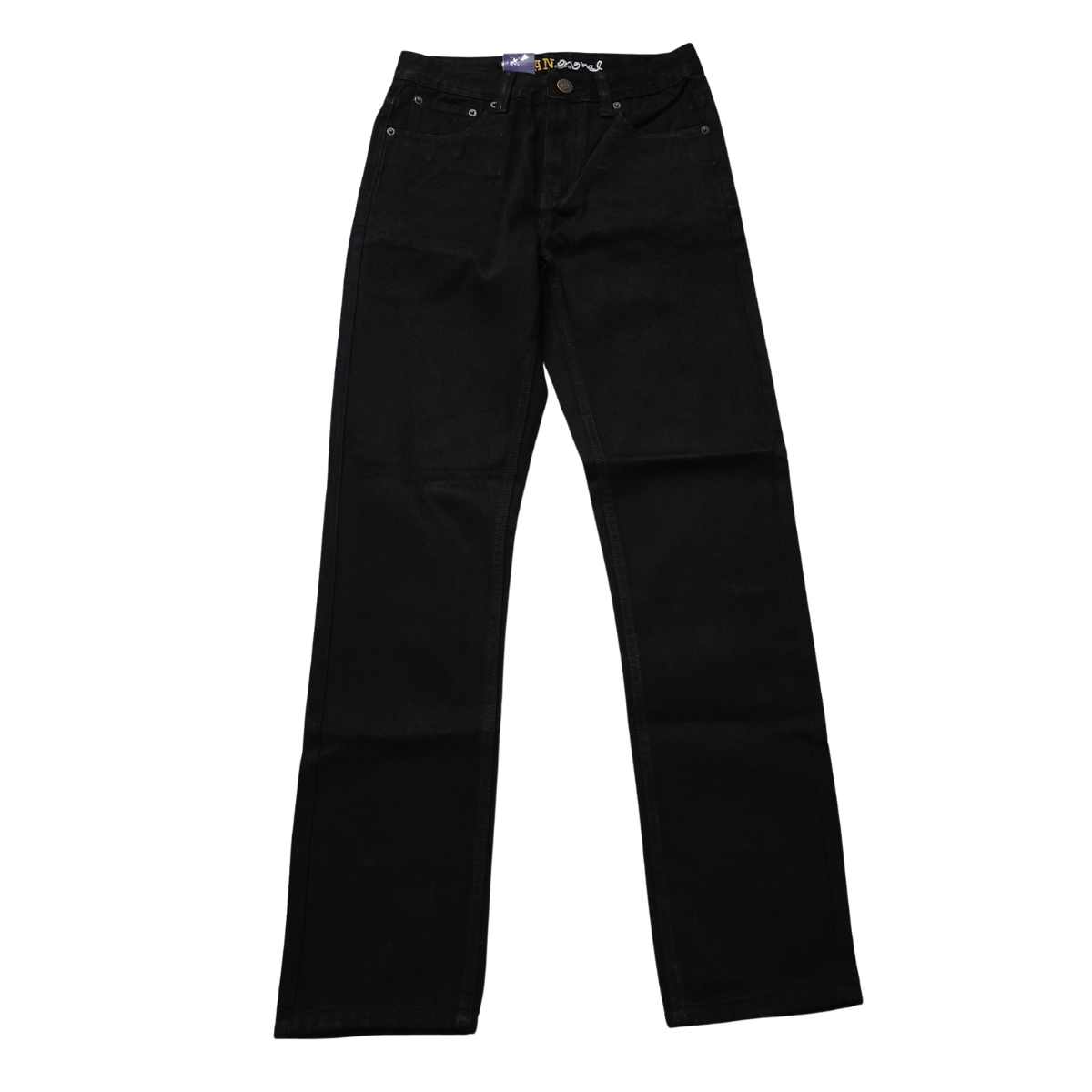 Slim Straight Denim Jeans 888-H51BLK