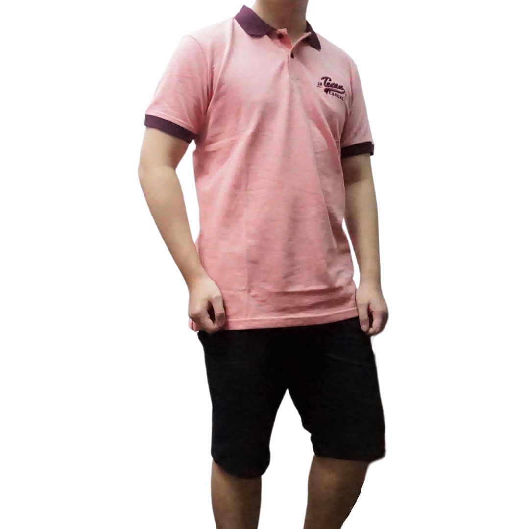 KCS Knit Collar Short-Sleeve T-Shirt [58BPK5]