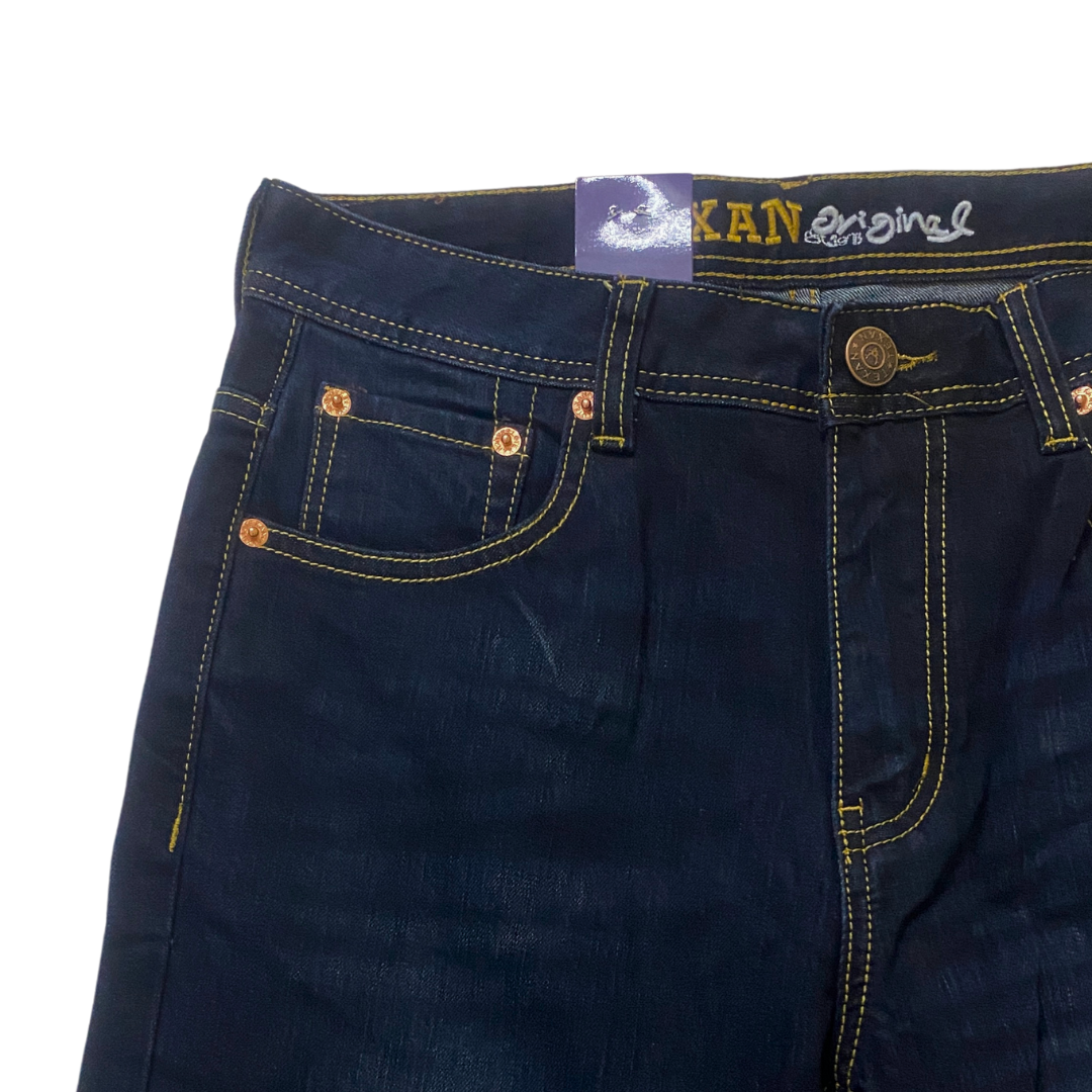 Slim Straight Denim Jeans Men - 888-29BHWBK