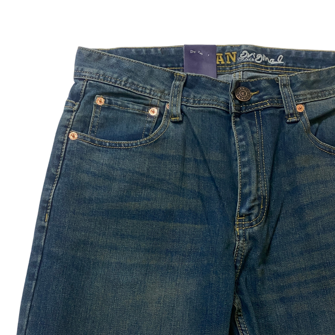 Slim Straight Denim Jeans Men - 888-30BHWYN